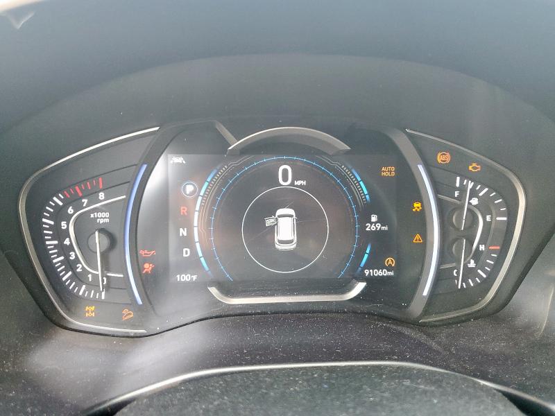 5NMS3CAD1KH025852 - 2019 HYUNDAI SANTA FE SEL ნაცრისფერი ფოტო 9