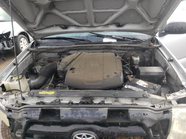 5TELU42N18Z581151 - 2008 TOYOTA TACOMA DOUBLE CAB 银色 照片 11