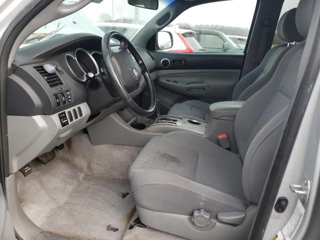5TELU42N18Z581151 - 2008 TOYOTA TACOMA DOUBLE CAB 银色 照片 7