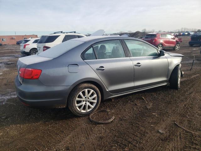 3VWDX7AJ3DM378388 - 2013 VOLKSWAGEN JETTA SE GRAY photo 3