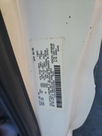 4TAVL52N1XZ520468 - 1999 TOYOTA TACOMA XTRACAB WHITE photo 12