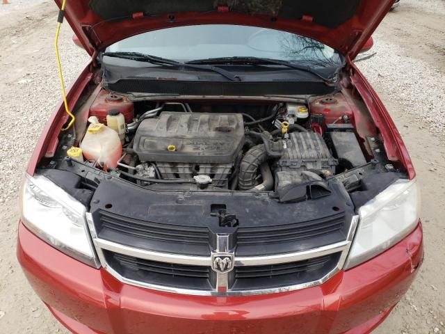 1B3CC1FB9AN176036 - 2010 DODGE AVENGER EXPRESS RED photo 11