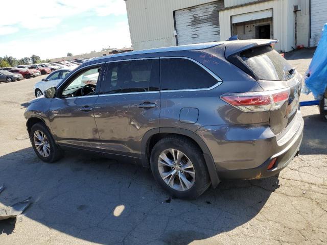 5TDJKRFH1ES059322 - 2014 TOYOTA HIGHLANDER XLE Grafit foto 2