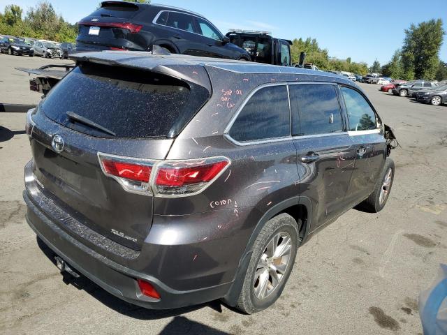 5TDJKRFH1ES059322 - 2014 TOYOTA HIGHLANDER XLE Grafit foto 3
