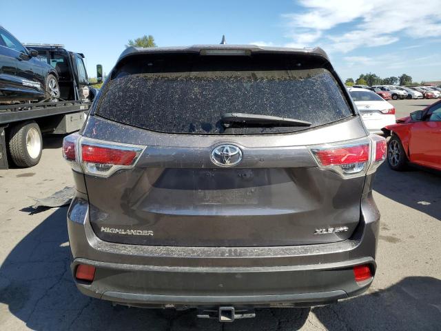 5TDJKRFH1ES059322 - 2014 TOYOTA HIGHLANDER XLE Grafit foto 6