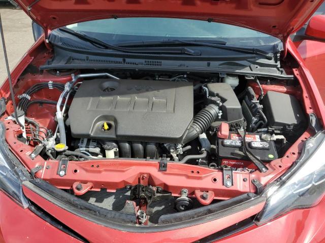 2T1BURHE9HC774461 - 2017 TOYOTA COROLLA L RED photo 11