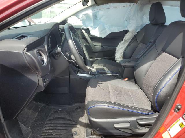 2T1BURHE9HC774461 - 2017 TOYOTA COROLLA L RED photo 7