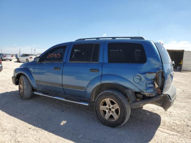 1D4HD38NX6F110443 - 2006 DODGE DURANGO SXT BLUE photo 2