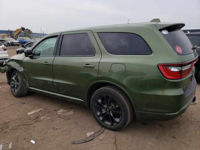 1C4RDJDG8MC865263 - 2021 DODGE DURANGO GT GREEN photo 2