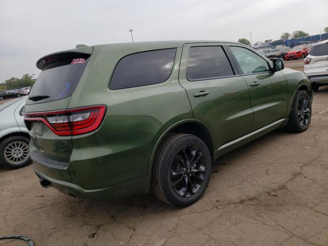 1C4RDJDG8MC865263 - 2021 DODGE DURANGO GT GREEN photo 3