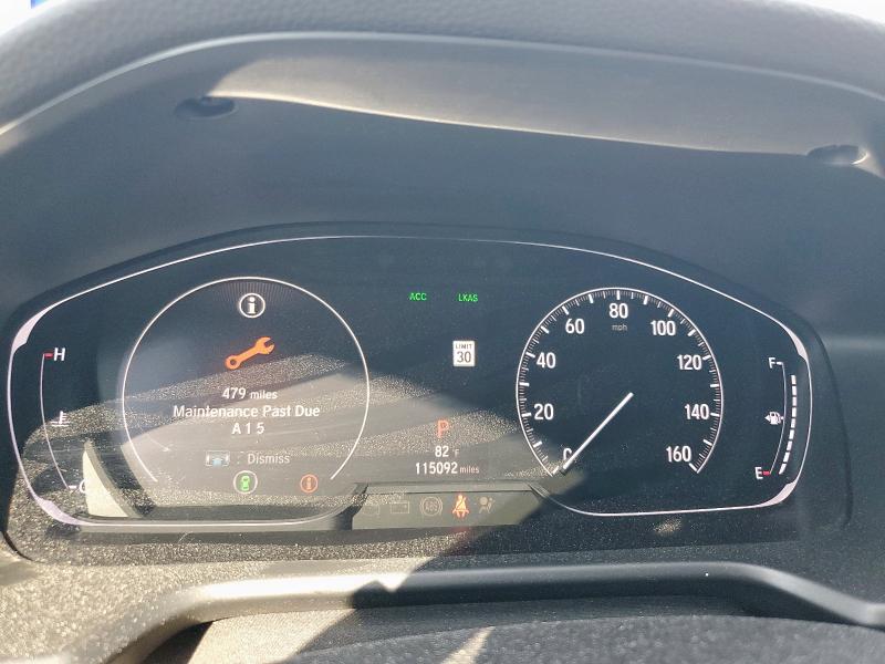 1HGCV1F43KA026606 - 2019 HONDA ACCORD EX BLACK photo 9