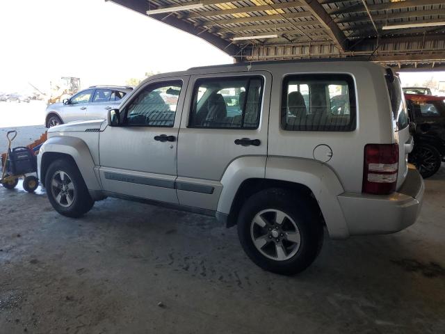 1J8GP28K88W188246 - 2008 JEEP LIBERTY SPORT SILVER photo 2
