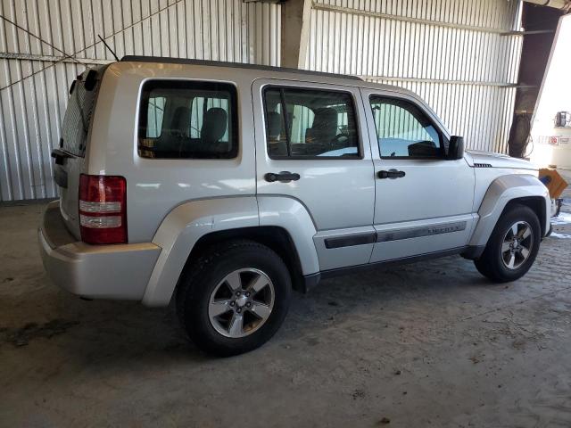 1J8GP28K88W188246 - 2008 JEEP LIBERTY SPORT SILVER photo 3