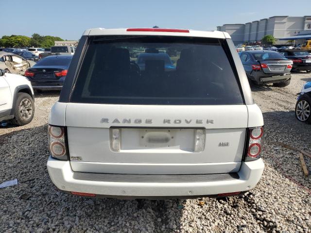 SALME1D40BA330748 - 2011 LAND ROVER RANGE ROVE HSE WHITE photo 6