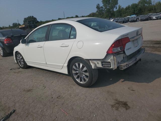 1HGFA16979L000769 - 2009 HONDA CIVIC EXL WHITE photo 2