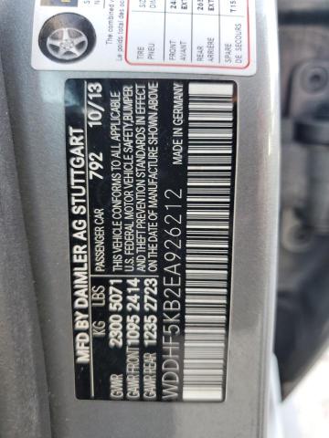 WDDHF5KB2EA926212 - 2014 MERCEDES-BENZ E 350 SILVER photo 13