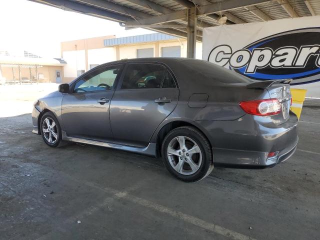 5YFBU4EE8CP004655 - 2012 TOYOTA COROLLA BASE Szary zdjęcie 2
