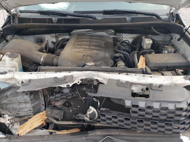 5TFRY5F11KX244229 - 2019 TOYOTA TUNDRA DOUBLE CAB SR/SR5 WHITE photo 11