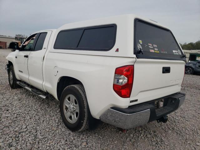 5TFRY5F11KX244229 - 2019 TOYOTA TUNDRA DOUBLE CAB SR/SR5 WHITE photo 2