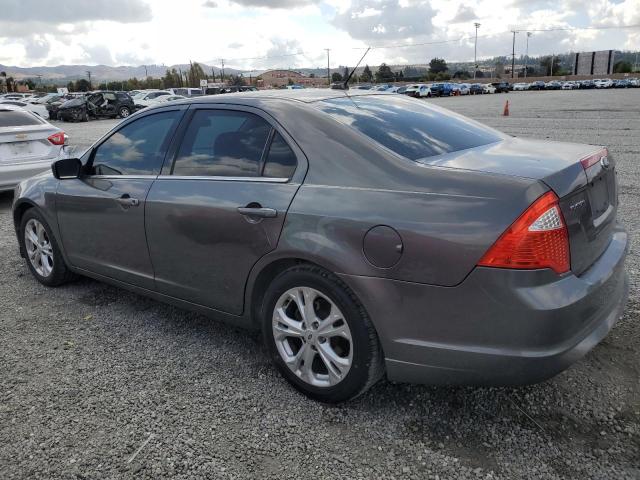 3FAHP0HA6CR274602 - 2012 FORD FUSION SE GRAY photo 2