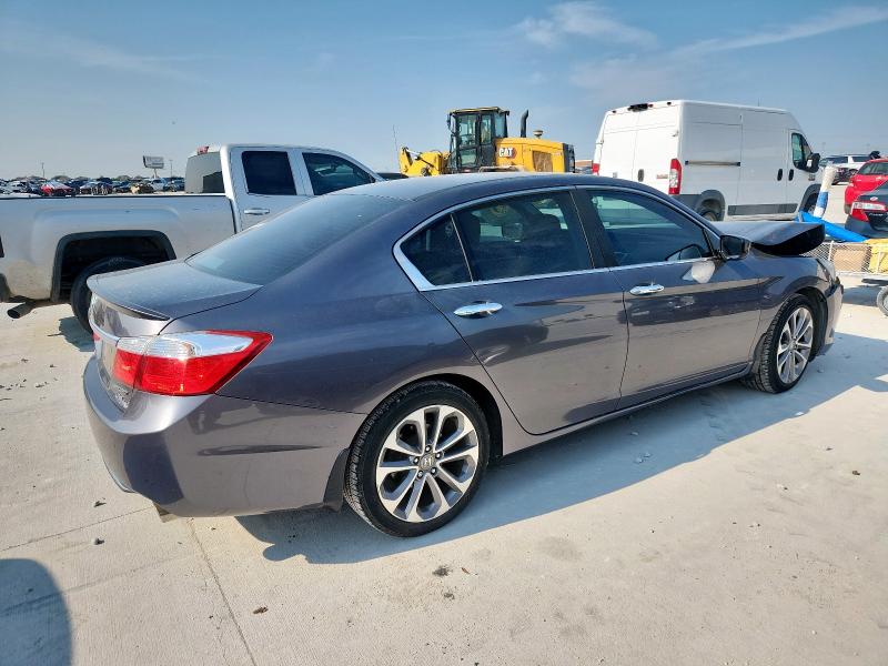 1HGCR2F53DA065895 - 2013 HONDA ACCORD SPORT GRAY photo 6