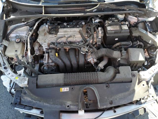 5YFEPMAE6MP166988 - 2021 TOYOTA COROLLA LE SILVER photo 11