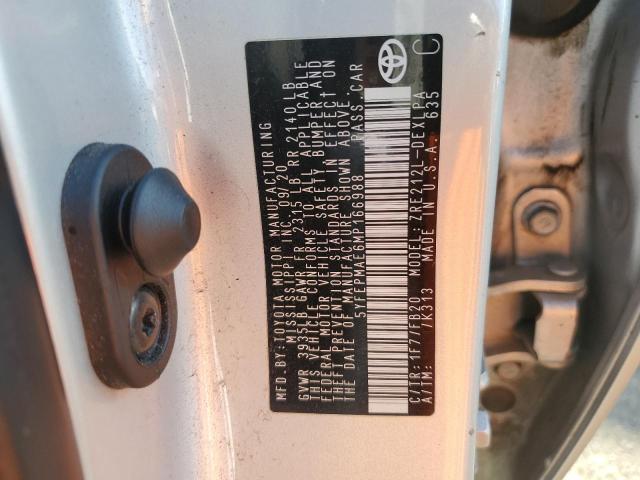 5YFEPMAE6MP166988 - 2021 TOYOTA COROLLA LE SILVER photo 13