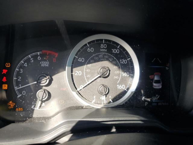 5YFEPMAE6MP166988 - 2021 TOYOTA COROLLA LE SILVER photo 9