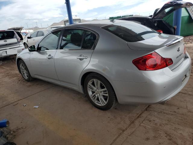 JN1CV6AP2DM725744 - 2013 INFINITI G37 BASE ვერცხლისფერი ფოტო 2