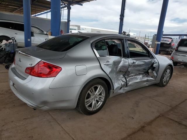 JN1CV6AP2DM725744 - 2013 INFINITI G37 BASE ვერცხლისფერი ფოტო 3