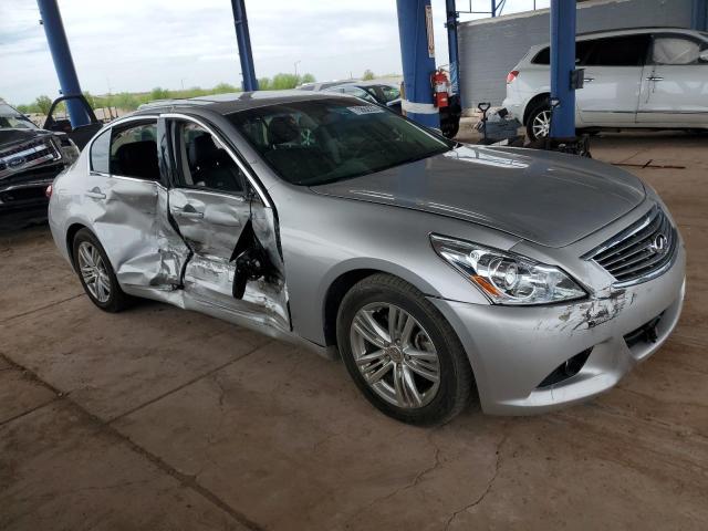 JN1CV6AP2DM725744 - 2013 INFINITI G37 BASE ვერცხლისფერი ფოტო 4