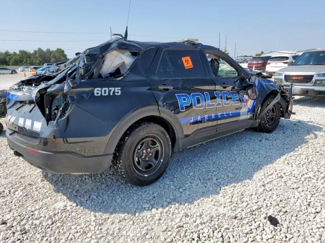 1FM5K8AC9RGA47423 - 2024 FORD EXPLORER POLICE INTERCEPTOR Սև լուսանկար 3