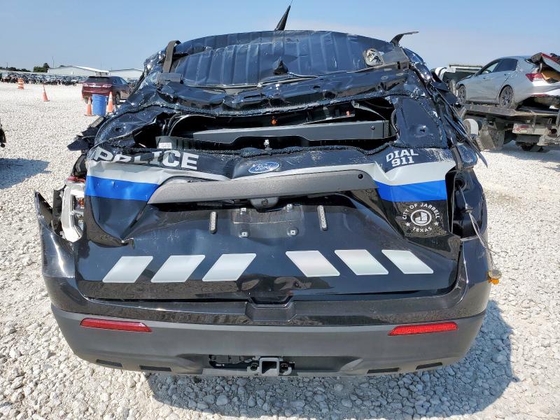 1FM5K8AC9RGA47423 - 2024 FORD EXPLORER POLICE INTERCEPTOR Սև լուսանկար 6