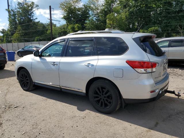 5N1AR2MM5EC601201 - 2014 NISSAN PATHFINDER S SILVER photo 2