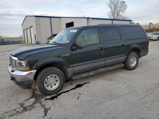 1FMNU40S02EA86012 - 2002 FORD EXCURSION XLT GREEN photo 1