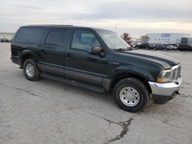 1FMNU40S02EA86012 - 2002 FORD EXCURSION XLT GREEN photo 4