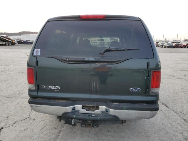 1FMNU40S02EA86012 - 2002 FORD EXCURSION XLT GREEN photo 6