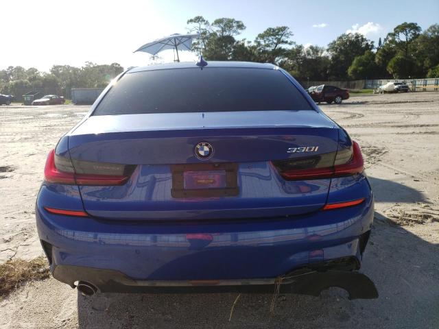 3MW5R1J07L8B27903 - 2020 BMW 330I BLUE photo 6