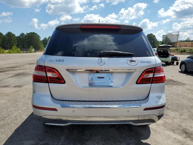4JGDA5HB3CA022358 - 2012 MERCEDES-BENZ ML 350 4MATIC SILVER photo 6