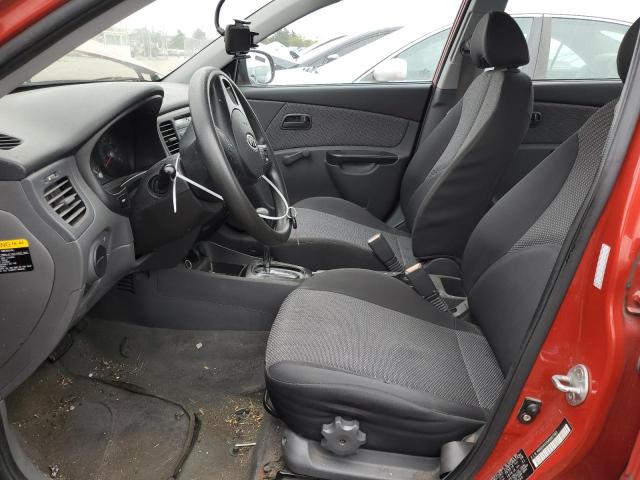 KNADH4A33A6687660 - 2010 KIA RIO LX RED photo 7