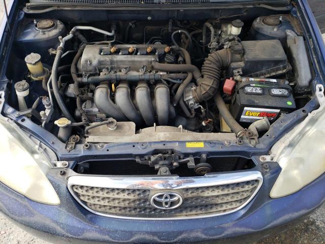 JTDBR32E870102195 - 2007 TOYOTA COROLLA CE Bleu photo 11