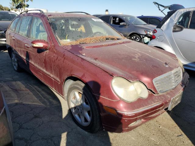 WDBRH64J62F186518 - 2002 MERCEDES-BENZ C 320 BURGUNDY photo 4