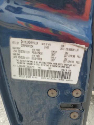 1J8GL48K13W635791 - 2003 JEEP LIBERTY SPORT BLUE photo 13