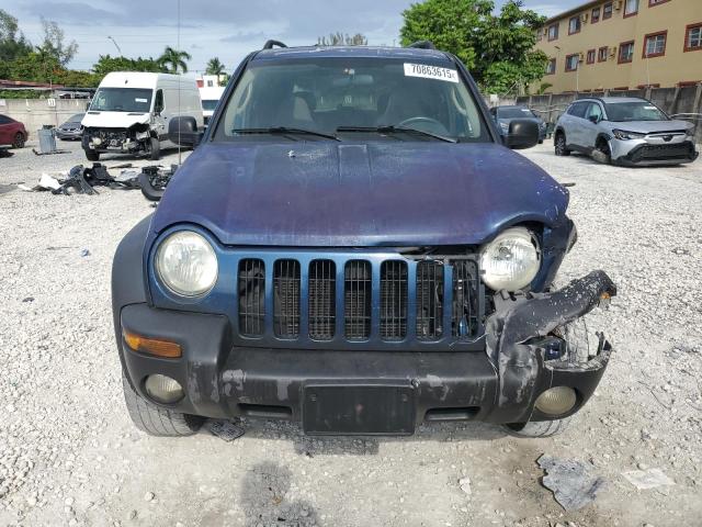 1J8GL48K13W635791 - 2003 JEEP LIBERTY SPORT BLUE photo 5