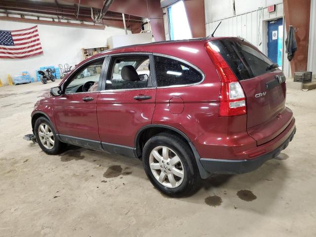 5J6RE4H4XBL123632 - 2011 HONDA CR-V SE RED photo 2