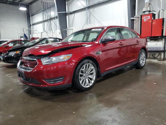 1FAHP2F87DG102079 - 2013 FORD TAURUS LIMITED RED photo 1