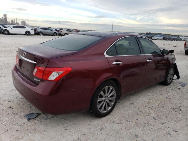 JTHBJ46G282204640 - 2008 LEXUS ES 350 MAROON photo 3