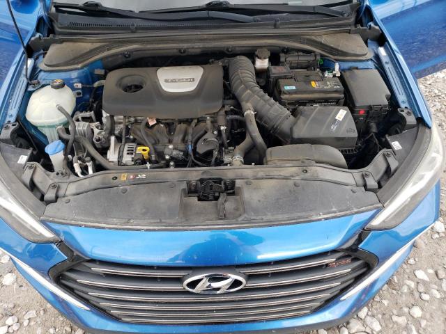 KMHD04LB0JU577168 - 2018 HYUNDAI ELANTRA SPORT BLUE photo 11