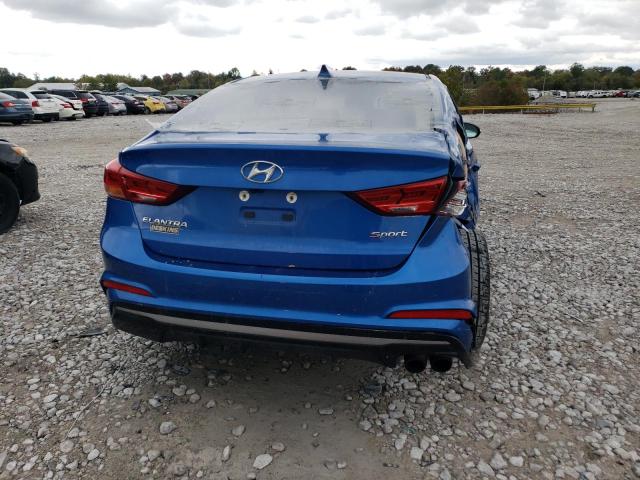 KMHD04LB0JU577168 - 2018 HYUNDAI ELANTRA SPORT BLUE photo 6