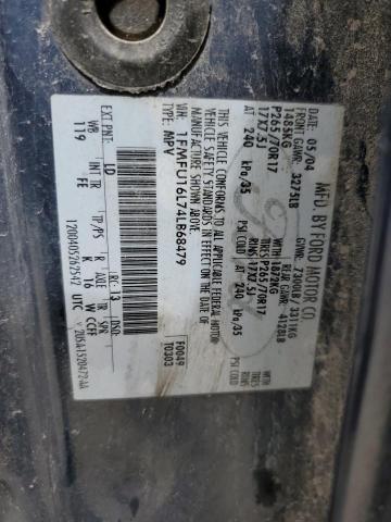 1FMFU16L74LB68479 - 2004 FORD EXPEDITION XLT BLUE photo 13